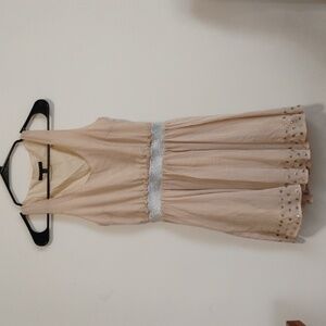 Lucca Couture | Blush Pink Sleeveless Studded  Mini Dress | Women's XS